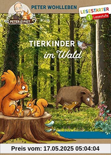 Tierkinder im Wald: Lesestarter 1. Lesestufe (Peter & Piet)