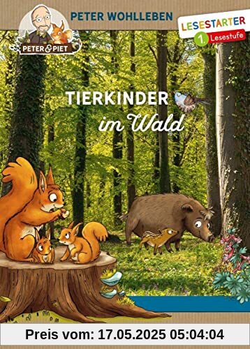 Tierkinder im Wald: Lesestarter 1. Lesestufe (Peter & Piet)