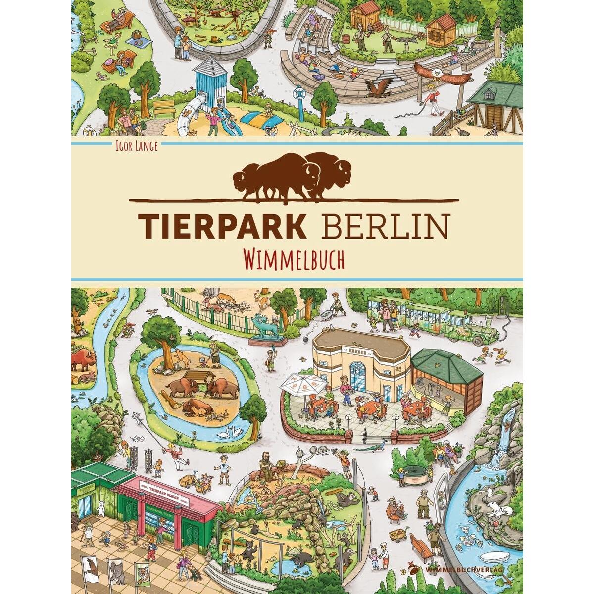 Tierpark Berlin Wimmelbuch von Adrian Wimmelbuchverlag