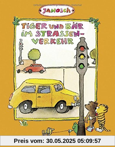 Tiger und Bär im Straßenverkehr