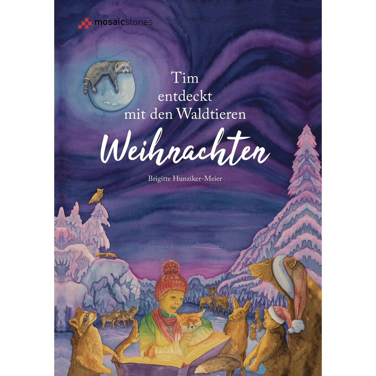 Tim entdeckt mit den Waldtieren Weihnachten von MOSAICSTONES