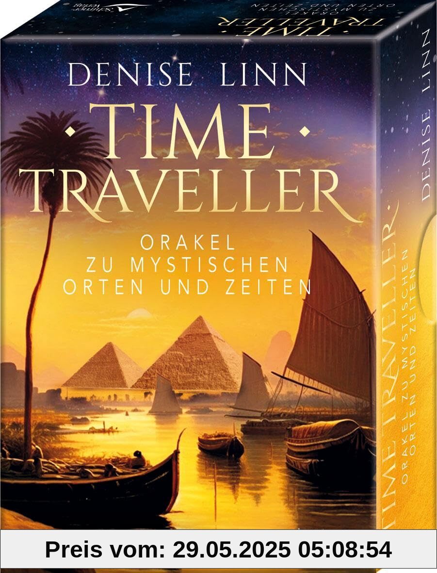 Time Traveller - Orakel zu mystischen Orten und Zeiten: - Set mit Buch und 44 Karten Time Traveller - Orakel zu mystischen Orten und Zeiten: - Set mit Buch und 44 Karten