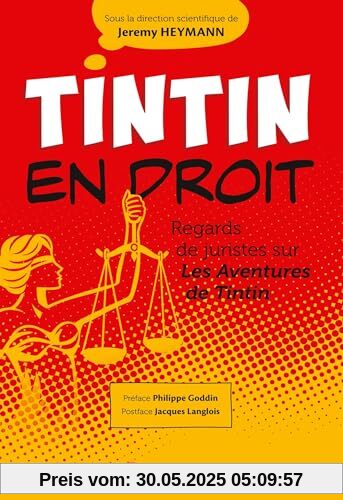 Tintin en droit: Regards de juristes sur Les Aventures de Tintin