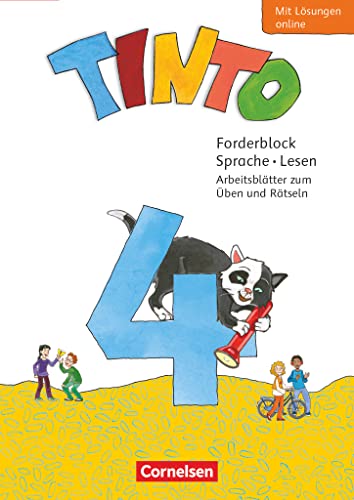 Tinto Sprachlesebuch 2-4 - Neubearbeitung 2019 - 4. Schuljahr: Forderblock Sprache und Lesen - Arbeitsblätter zum Üben und Rätseln mit Lösungen Tinto Sprachlesebuch 2-4 - Neubearbeitung 2019 - 4. Schuljahr: Forderblock Sprache und Lesen - Arbeitsblätter zum Üben und Rätseln mit Lösungen