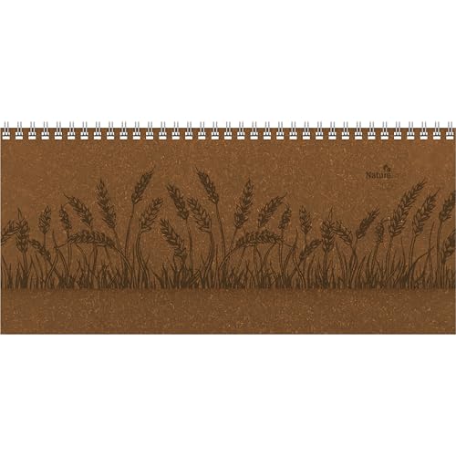 Tisch-Querkalender Nature Line Malt 2026 - Tisch-Kalender - Büro-Kalender quer 29,7x13,5 cm - 1 Woche 2 Seiten - Umwelt-Kalender - mit Hardcover von ALPHA EDITION