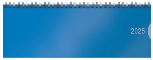 Tischquerkalender Classic Colourlux blau 2025: 1 Woche 1 Seite; Bürokalender; Tischkalender quer im Format: 29,8 x 10,5 cm von Korsch Verlag