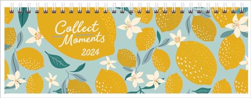 Tischquerkalender Collect Moments 2024: 1 Woche 2 Seiten; Tischkalender mit Sprüchen und viel Platz für Notizen; Format: 29,8 x 10,5 cm Tischquerkalender Collect Moments 2024: 1 Woche 2 Seiten; Tischkalender mit Sprüchen und viel Platz für Notizen; Format: 29,8 x 10,5 cm