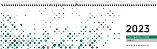 Tischquerkalender Perfo grün 2023 - 31,6x10,6 cm - 1 Woche 2 Seiten - Stundeneinteilung 7-20 Uhr - jeder Tag einzeln abtrennbar - 130-0013 Tischquerkalender Perfo grün 2023 - 31,6x10,6 cm - 1 Woche 2 Seiten - Stundeneinteilung 7-20 Uhr - jeder Tag einzeln abtrennbar - 130-0013