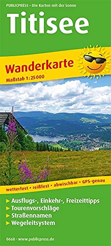 Titisee: Wanderkarte mit Ausflugszielen, Einkehr- & Freizeittipps, wetterfest, reißfest, abwischbar, GPS-genau. 1:25000 (Wanderkarte: WK) von Freytag-Berndt und ARTARIA
