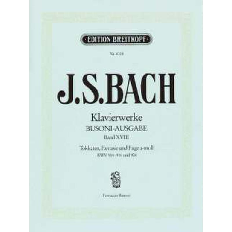 Toccaten BWV 914-916