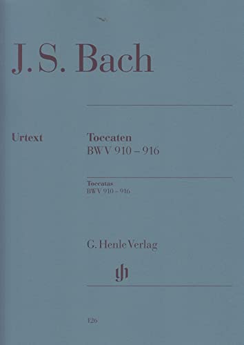 Toccaten Bwv 910-916. Klavier: Besetzung: Klavier zu zwei Händen (G. Henle Urtext-Ausgabe) von G. Henle