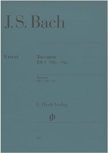 Toccaten Bwv 910-916. Klavier: Besetzung: Klavier zu zwei Händen (G. Henle Urtext-Ausgabe)