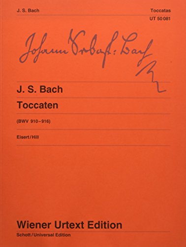 Toccaten: mit Frühfassungen von BWV 912 und 913 sowie verzierte Fassung von BWV 916. Nach den Quellen. BWV 910-916. Klavier. (Wiener Urtext Edition) von Schott