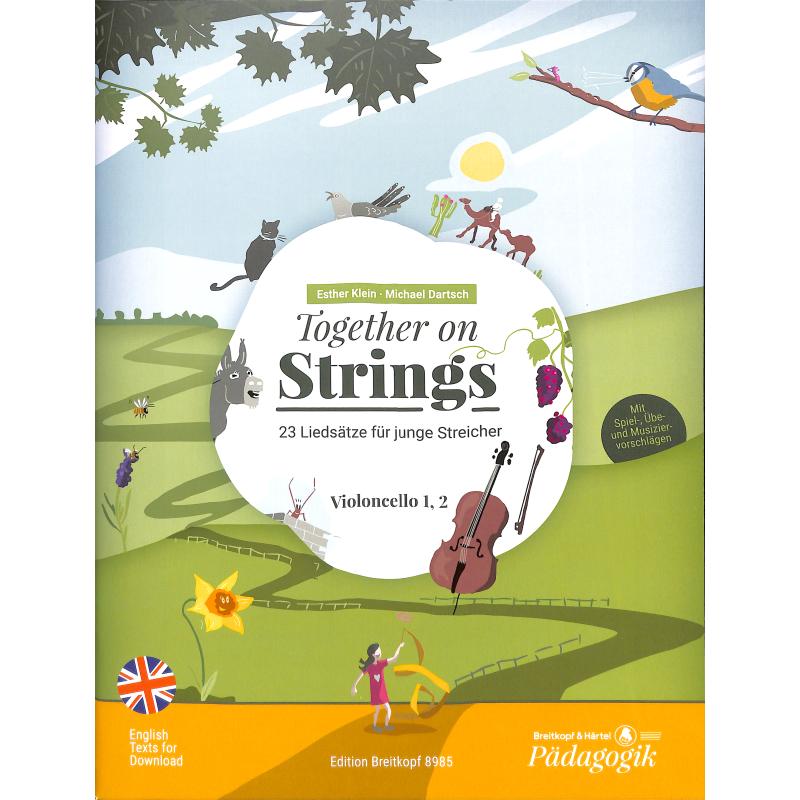 Together on strings | 23 Liedsätze für junge Streicher