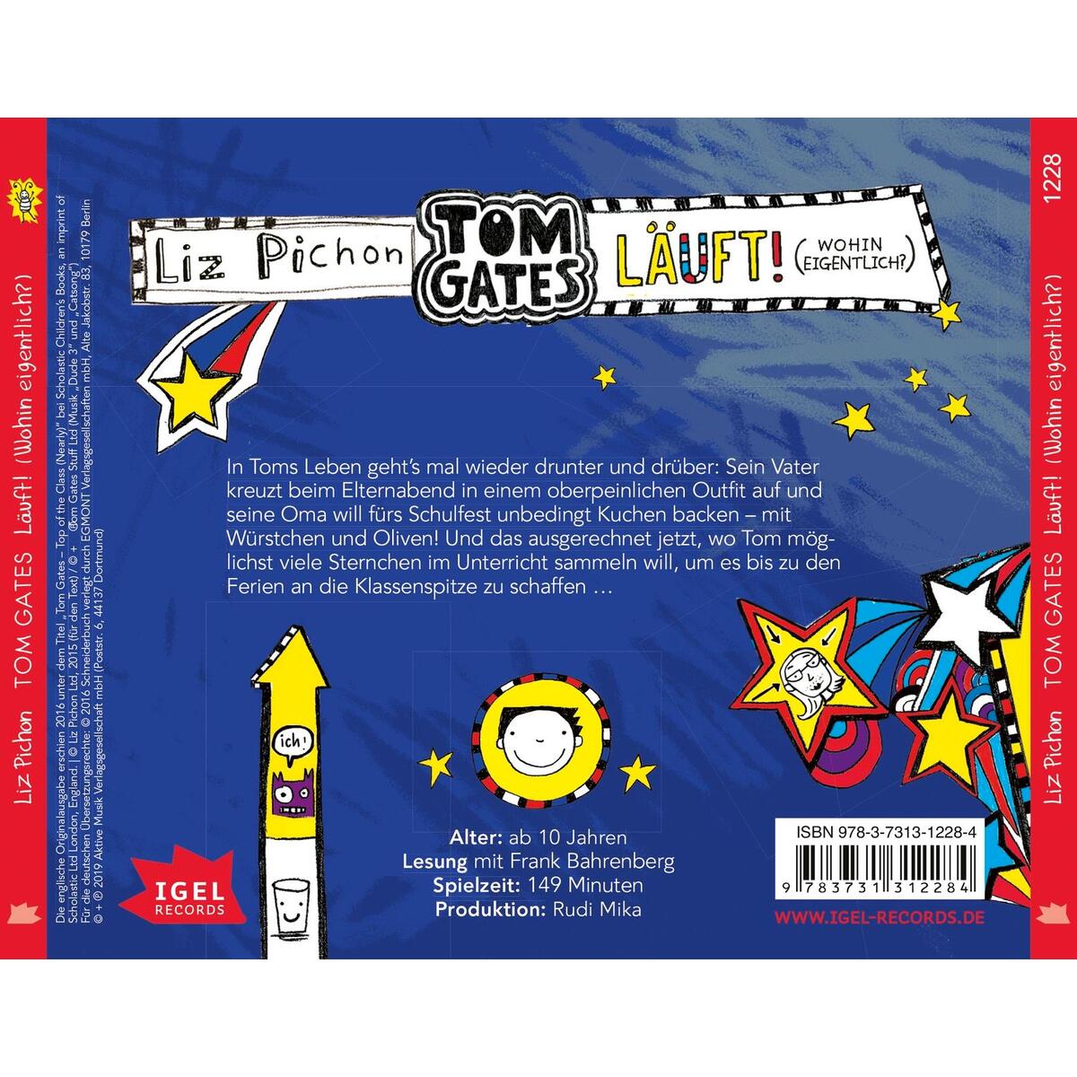 Tom Gates 9. Läuft! von Igel Records