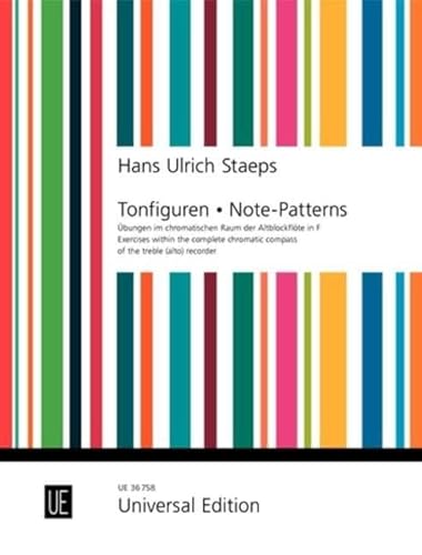 Tonfiguren: Übungen im chromatischen Raum. für Altblockflöte. Tonfiguren: Übungen im chromatischen Raum. für Altblockflöte.