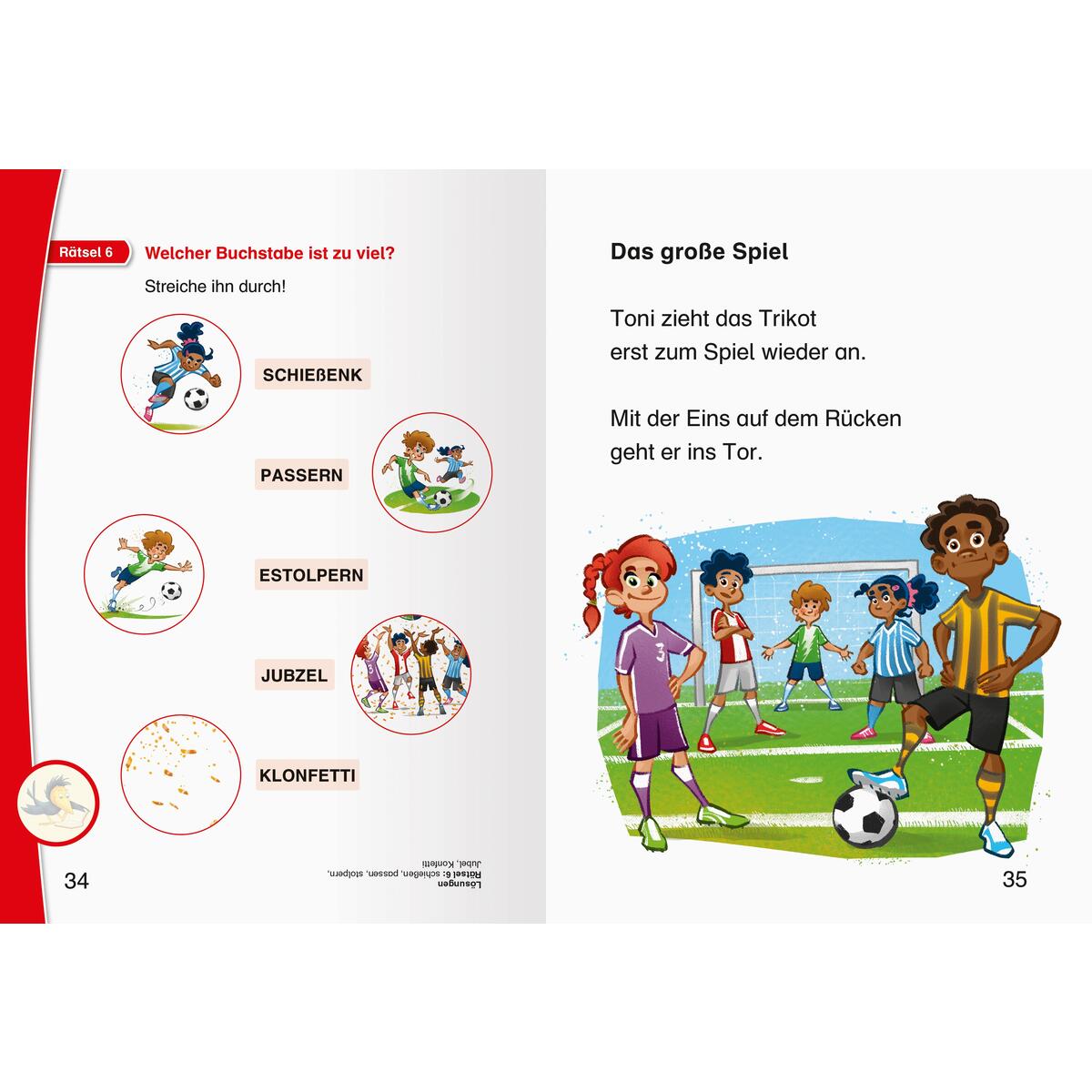 Leserabe 1. Lesestufe Kurz und leicht - Tonis magisches Fußball-Trikot von Ravensburger Verlag