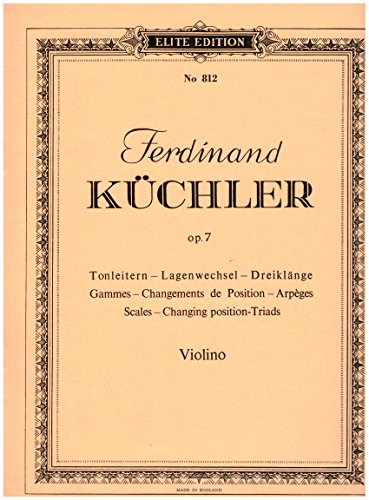 Tonleitern Lagenwechsel Dreiklaenge (Violine)