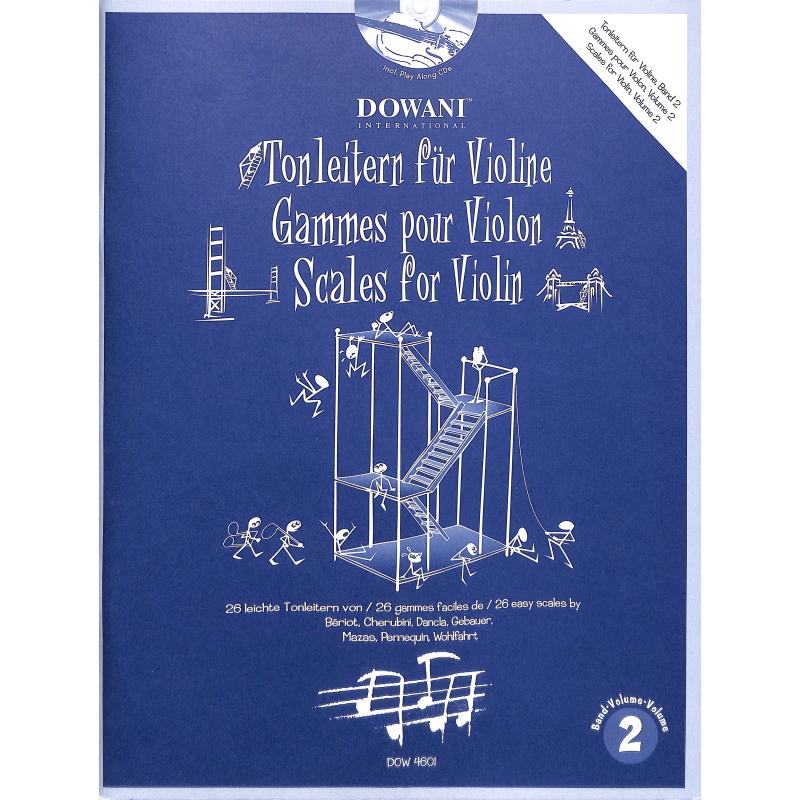 Tonleitern für Violine 2