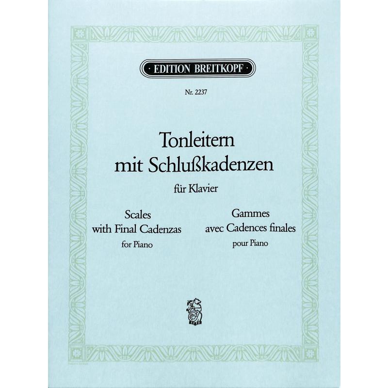 Tonleitern mit Schlusskadenzen