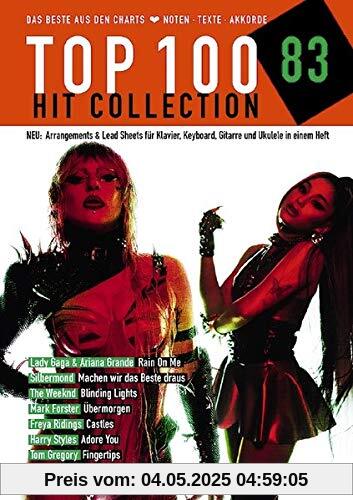 Top 100 Hit Collection 83: Das Beste aus den Charts / Noten - Texte - Akkorde. Band 83. Klavier / Keyboard / Gitarre / Ukulele. (Music Factory)