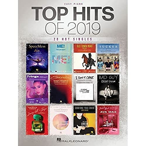 Top Hits of 2019: Easy Piano Songbook: Easy Piano: 20 Hot Singles