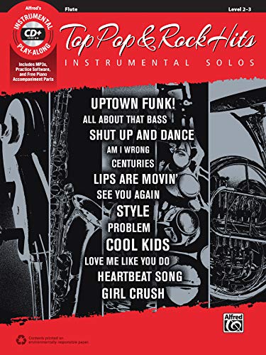 Top Pop & Rock Hits Instrumental Solos: Flute, Book & CD (Top Hits Instrumental Solos)