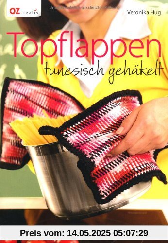 Topflappen tunesisch gehäkelt Topflappen tunesisch gehäkelt
