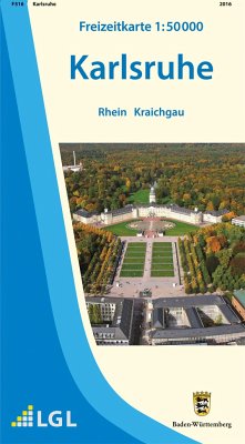 Topographische Freizeitkarte Baden-Württemberg Karlsruhe von Landesamt für Geoinformation BW