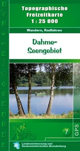 Topographische Karten Brandenburg, Dahme-Seengebiet: Topographische Freizeitkarte 1:25000 (Topographische Freizeitkarte 1:25000, Land Brandenburg: Für Wanderungen, Rad- und Bootsfahrten)