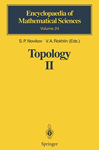Topology II: Homotopy and Homology. Classical Manifolds (Encyclopaedia of Mathematical Sciences, 24, Band 24)