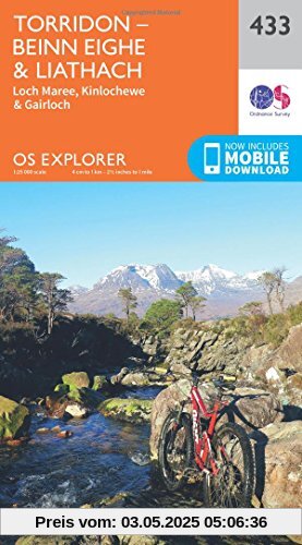Torridon - Beinn Eighe and Liathach 1 : 25 000 (OS Explorer Map)