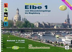 TourenAtlas Nr.7 Elbe-1 von Jübermann