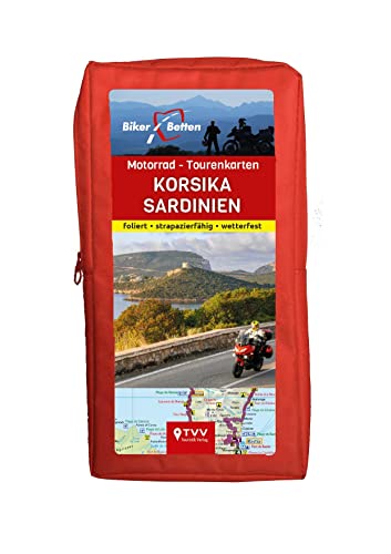 Tourenkarten Set Korsika Sardinien (FolyMaps): 1:250 000 von Touristik-Verlag Vellmar