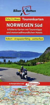 Tourenkarten Set Norwegen Süd (FolyMaps) von TVV Touristik Verlag