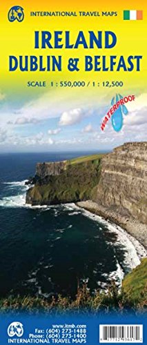 Touristik Karte Ireland with Dublin & Belfast 1:550 000: waterproof, doppelseitig Ireland 550T. Stpl.Dublin und Belfast 12,5T. Touristik Karte Ireland with Dublin & Belfast 1:550 000: waterproof, doppelseitig Ireland 550T. Stpl.Dublin und Belfast 12,5T.