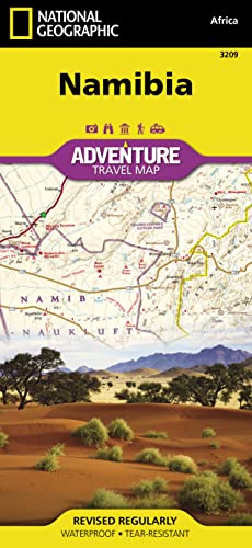 Touristische Karte Namibia 1:1 200 000: waterproof, tear-resistant Travel Map (National Geographic Adventure Map, Band 3209)
