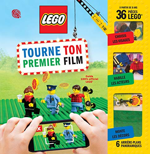 Tourne ton premier film LEGO: Avec 36 pièces Lego et 6 arrière-plans panoramiques