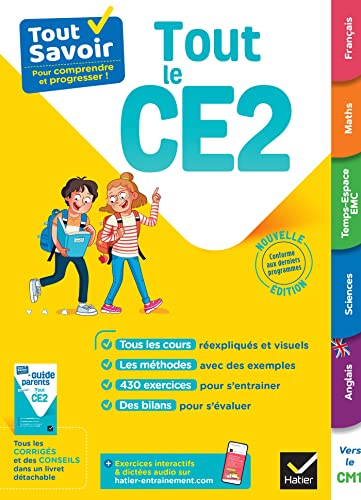 Tout Savoir CE2 - Tout-en-un: cours, méthodes et exercices dans toutes les matières von HATIER