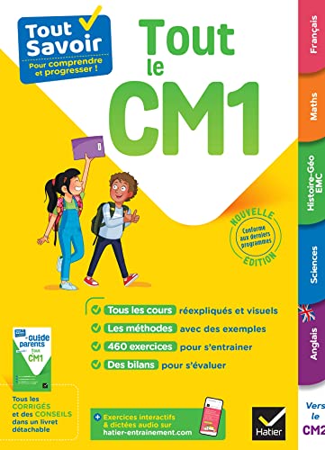 Tout Savoir CM1 - Tout-en-un: cours, méthodes et exercices dans toutes les matières von HATIER