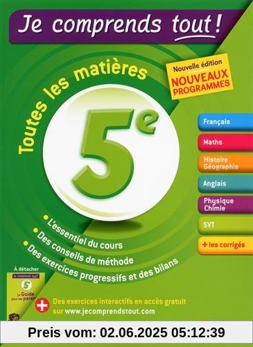 Toutes les matières 5e