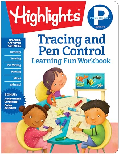 Preschool Tracing and Pen Control (Highlights Learning Fun Workbooks) von Highlights Learning