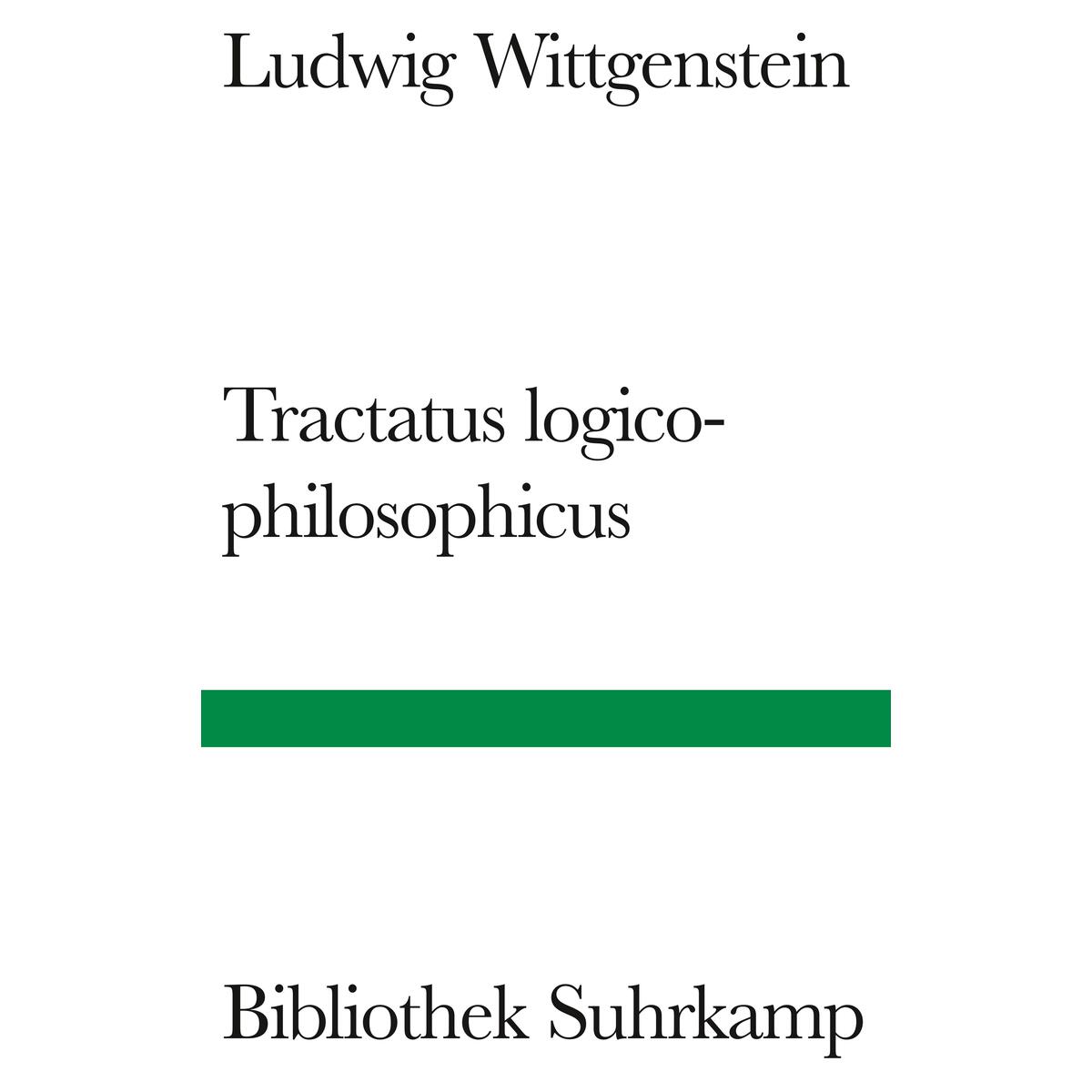 Tractatus logico-philosophicus Tractatus logico-philosophicus von Suhrkamp Verlag AG