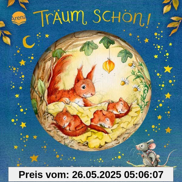Träum schön!: Pappbilderbuch mit Gute-Nacht-Reimen zum Vorlesen ab 2 Jahren