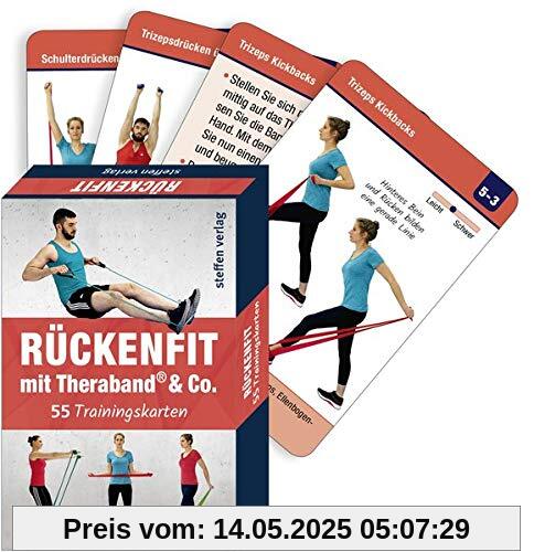 Trainingskarten: Rückenfit mit TheraBand® & Co.: 55 Trainingskarten (Trainingsreihe von Ronald Thomschke)