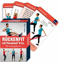 Trainingskarten: Rückenfit mit TheraBand® & Co. von Steffen Verlag Friedland