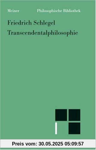 Transcendentalphilosophie Transcendentalphilosophie