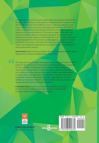 Transformative Innovation in Times of Change: Lessons for Africa from the 2020 Global Pandemic von African Minds