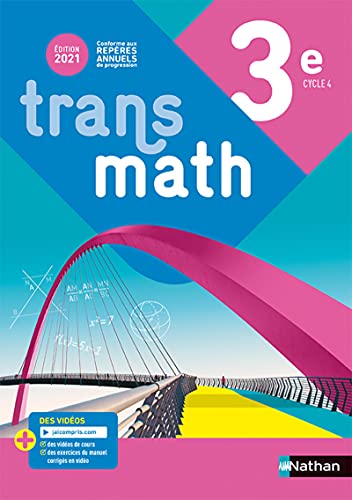 Transmath Mathématiques 3e - Manuel élève - 2021