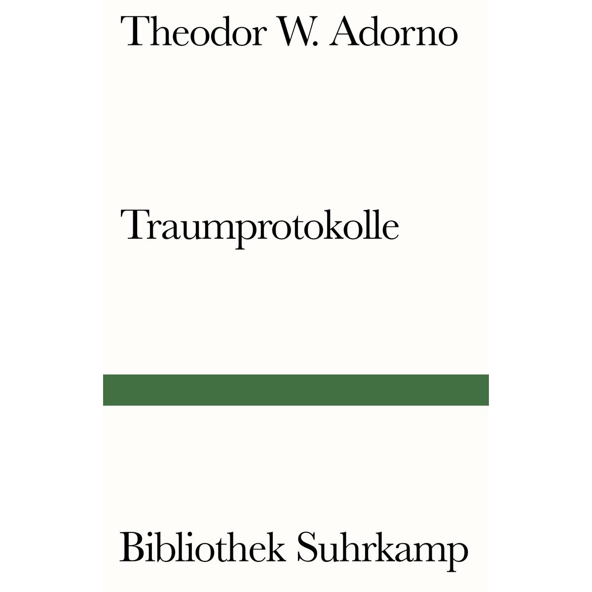 Traumprotokolle Traumprotokolle von Suhrkamp Verlag